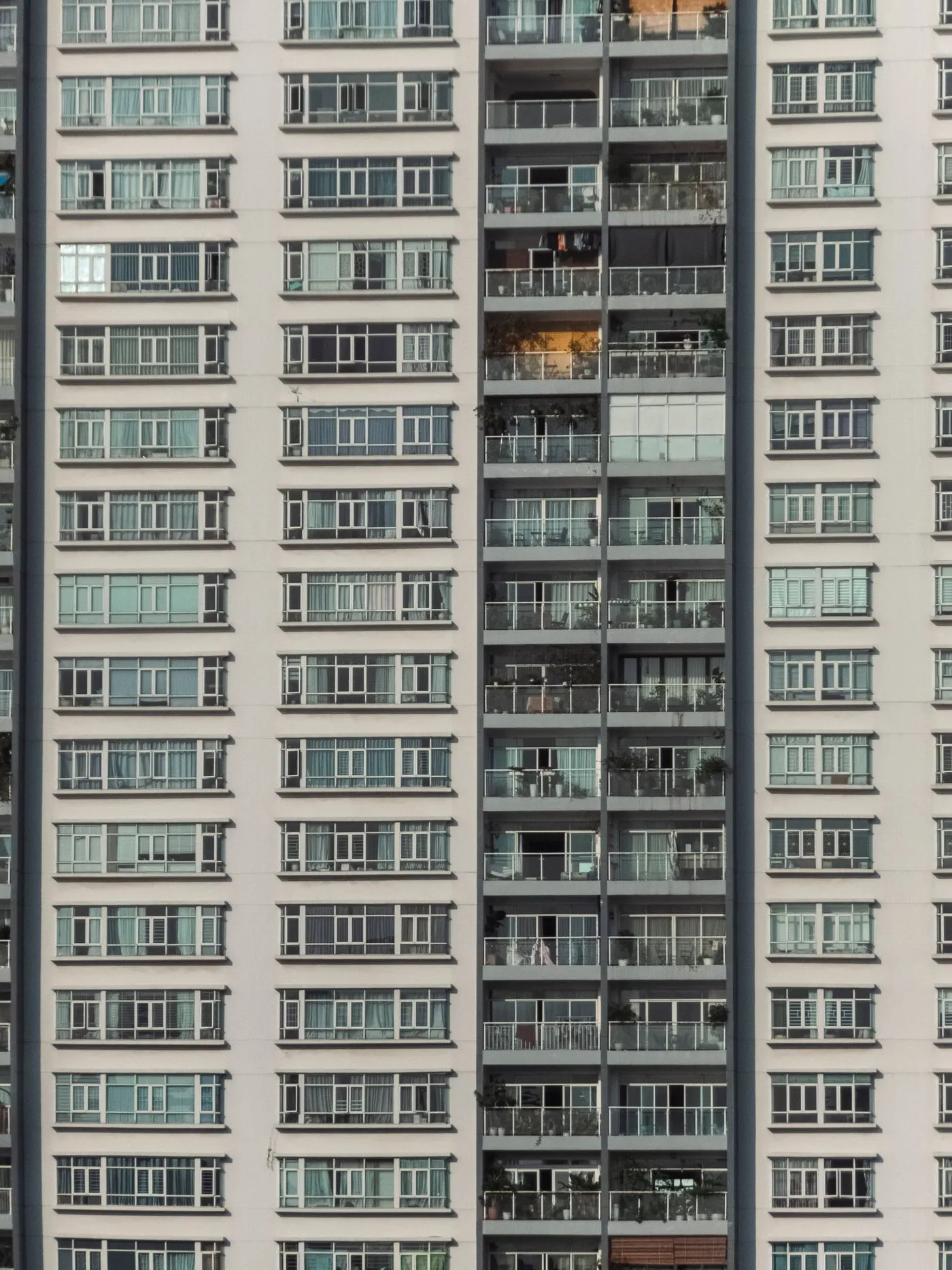 Facade of a residential apartment building