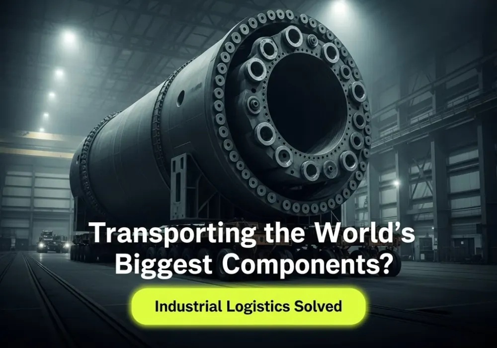 Sample logistics advertising creative designed by Faevorite